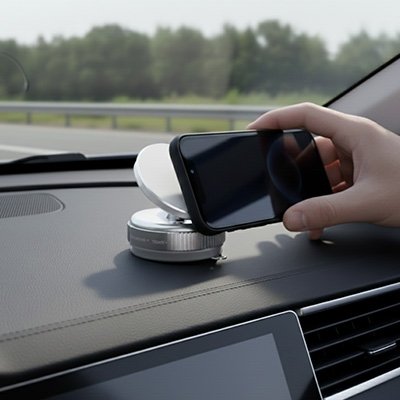 Support telephone voiture installation