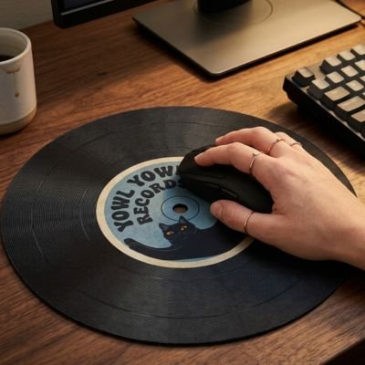 Tapis de souris noir