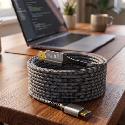 Cable hdmi 10m​ gris