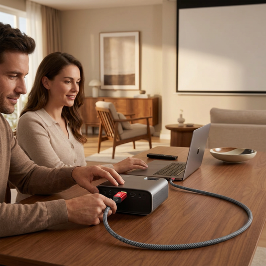 cable hdmi personnes utilisant 