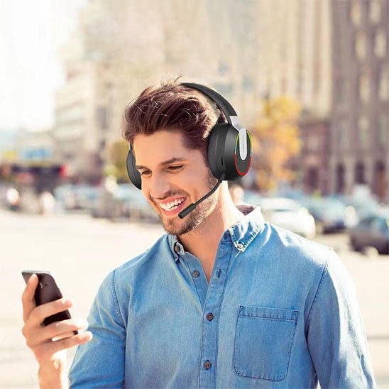 Casque audio sans fil​ noir