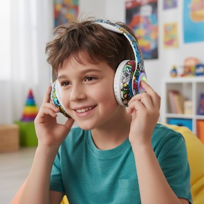 casque bluetooth graffiti