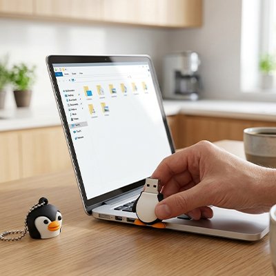 Clé usb 8go ouvert