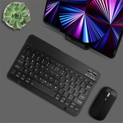  clavier bluetooth devant pc