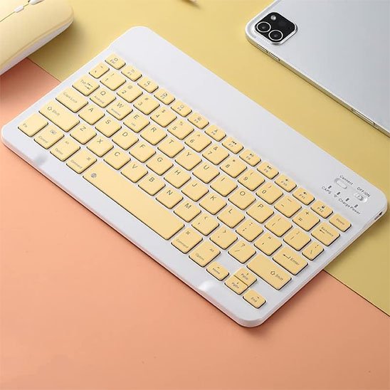 Clavier bluetooth jaune
