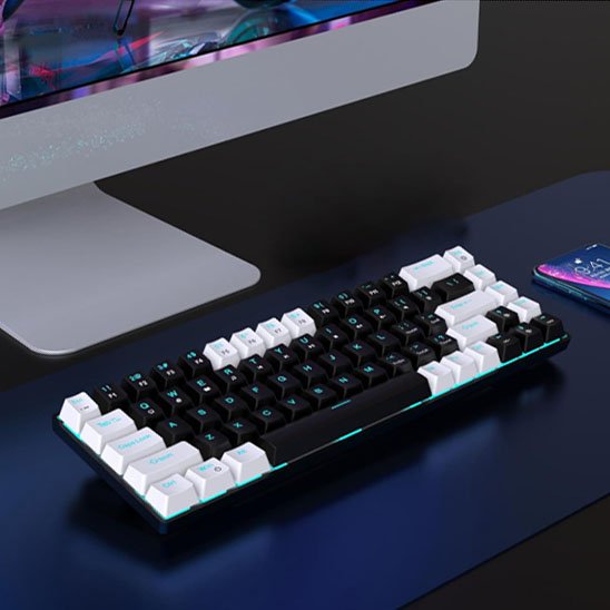 Claviersled noir blanc