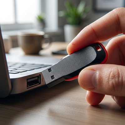 Clé usb 64 go​ dans main