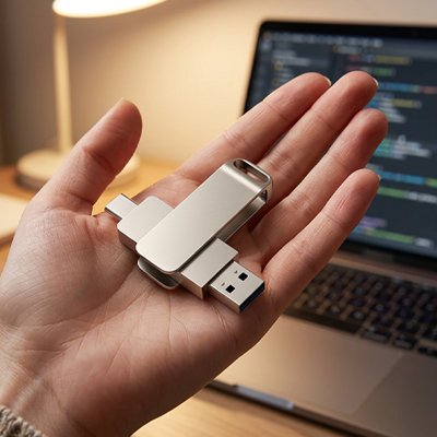 Clé usb 64 go​ dans main