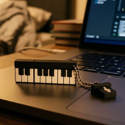 Clé usb 64 go piano seul
