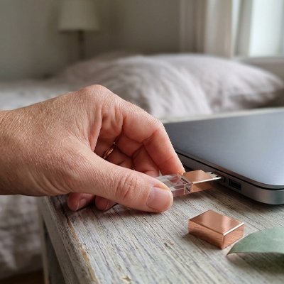 Clé usb 64 go​ rose