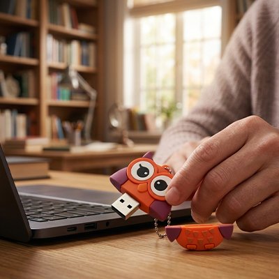 Clé usb 8go hibou