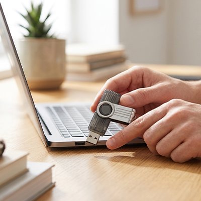 Clé usb 8go noir