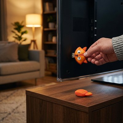 Clé usb 8go renard separer