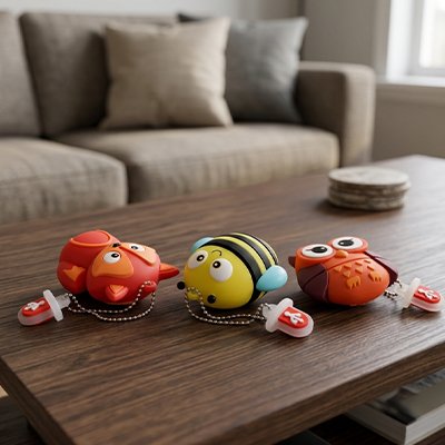 Clé usb 8go trois animaux