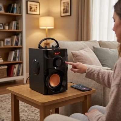 Enceinte bluetooth colonne portable