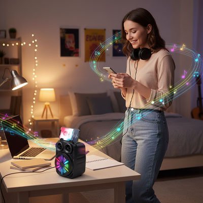 Enceinte hifi boîte de son
