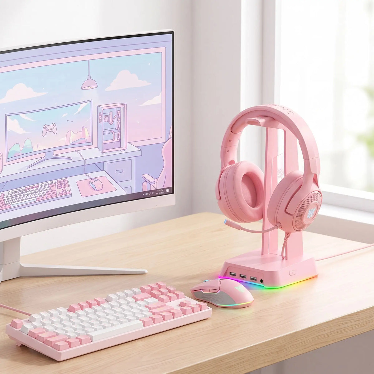 support casque | RGB Gaming Hub USB