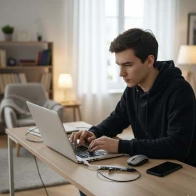 Hub usb​ avec homme