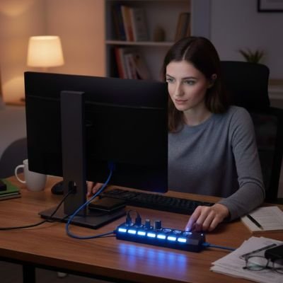 Hub usb​  ordinateur portable,