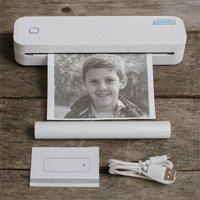 Imprimante bluetooth blanche