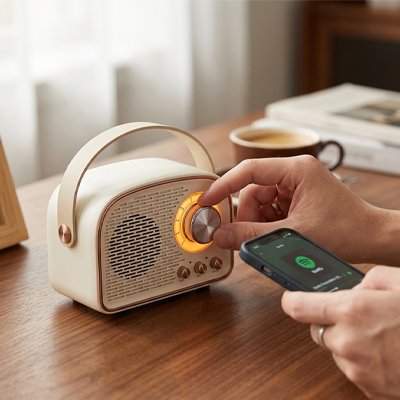 Mini enceinte bluetooth​ avec ganse