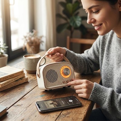 Mini enceinte bluetooth​ bord fenetre