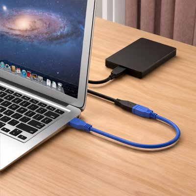 Rallonge usb​ bleu