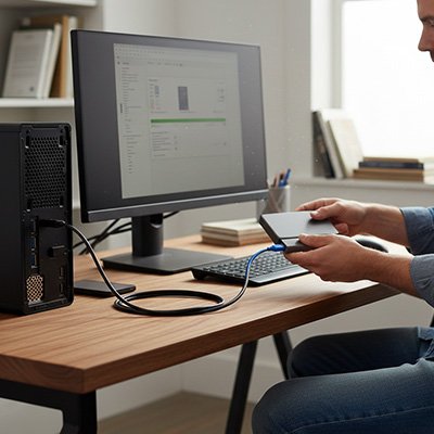 Rallonge usb connecter ordinateur