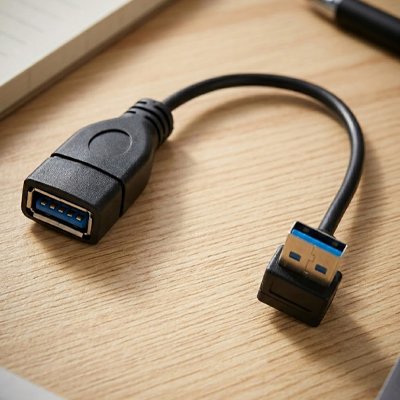 Rallonge usb​ vert le haut