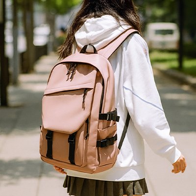 Sac a dos ordinateur portable rose