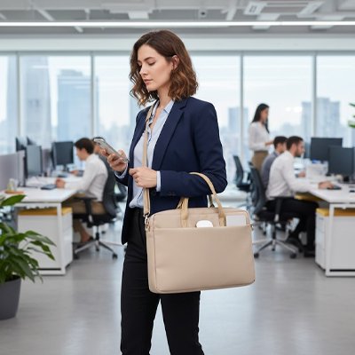 Sac ordinateur femme  bandoulière 