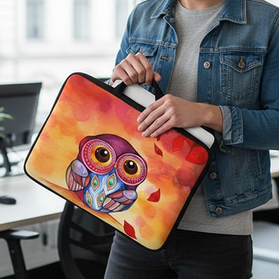 Sacoche ordinateur femme hibou