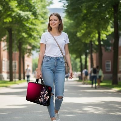 Sacoche ordinateur femme marche