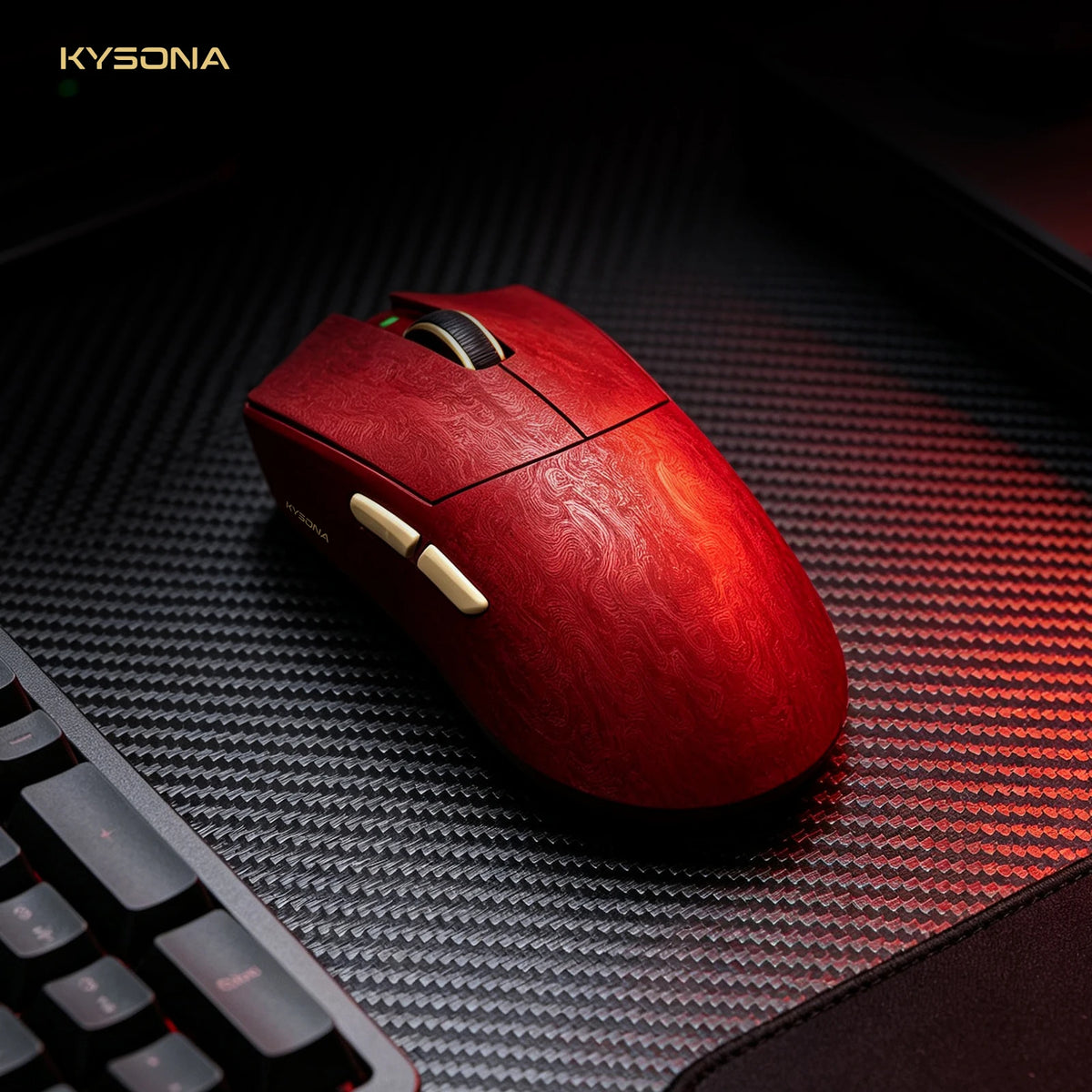 souris gamer rouge