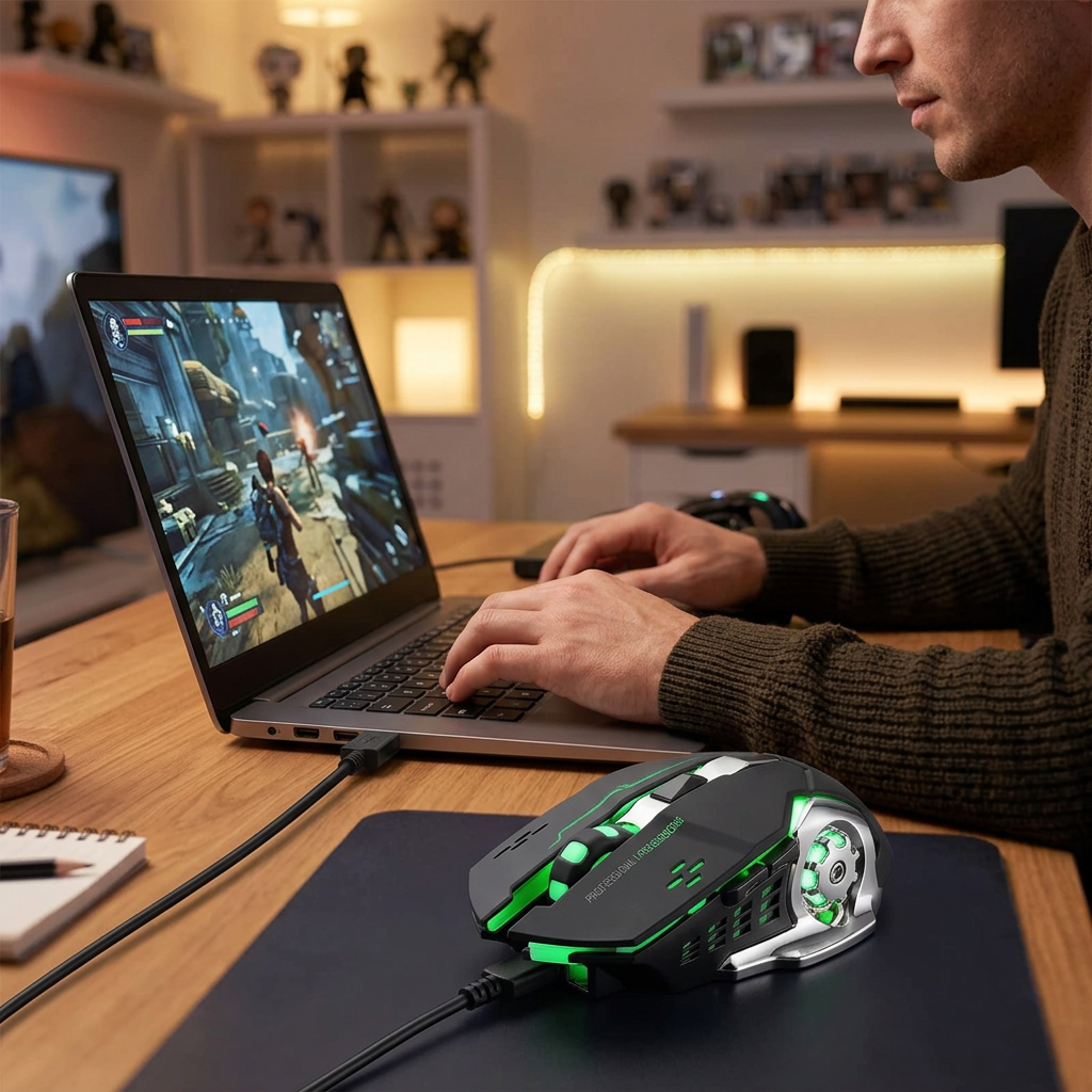 souris gamer silencieuse