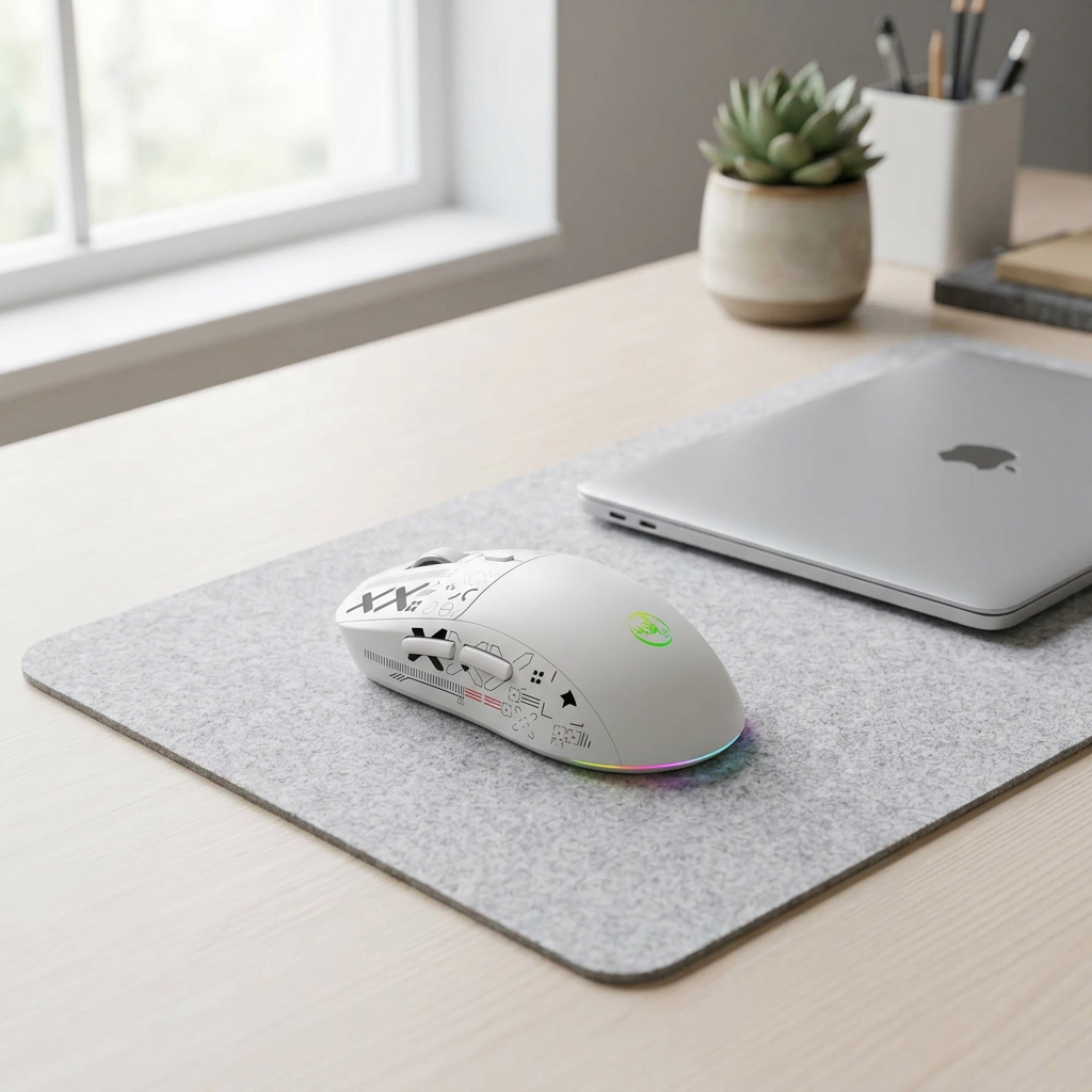 souris gamer sur un bureau