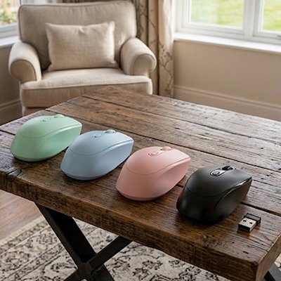 Souris ordinateur sur la table