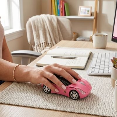souris ordinateur sur un bureau