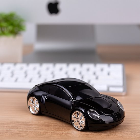 Souris sans fil auto noir