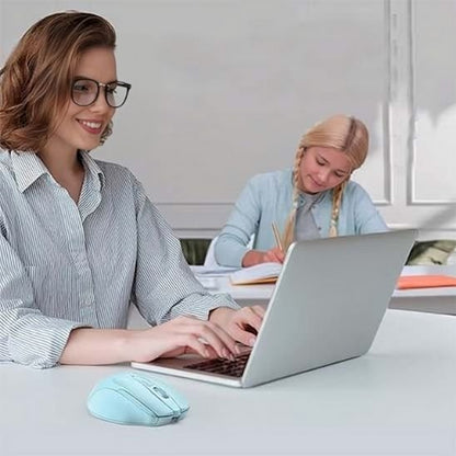 Souris sans fil avec femme