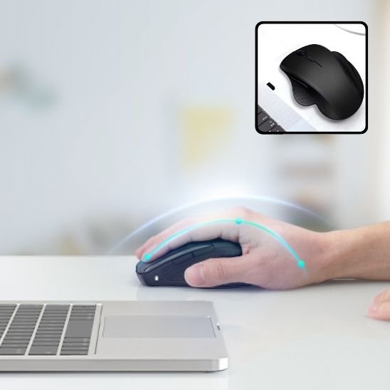 Souris sans fil avec main