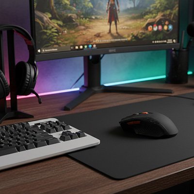 Souris sans fil gamer​ avec deux ecran