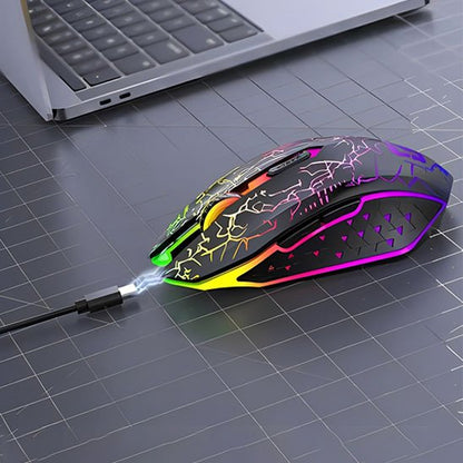 Souris sans fil  noir avec fil