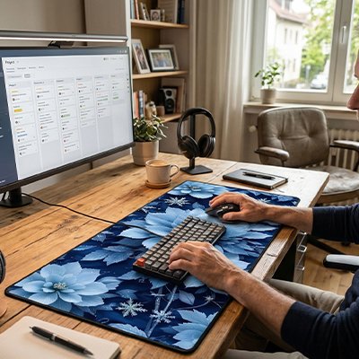 Sous main bureau  antidérapants