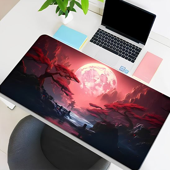 Sous main bureau avec clavier 