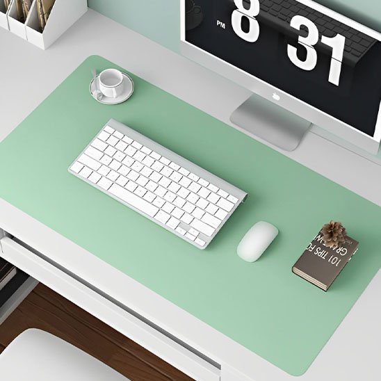 Sous main bureau vert
