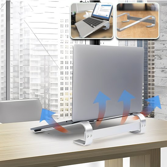 Support ordinateur portable aluminium