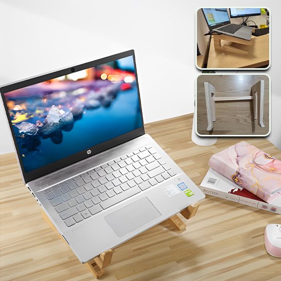 Support ordinateur portable ordinateur ouvert