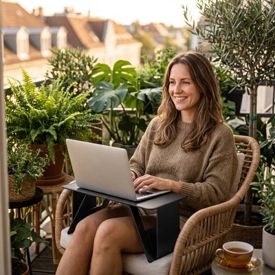 support ordinateur portable pliable