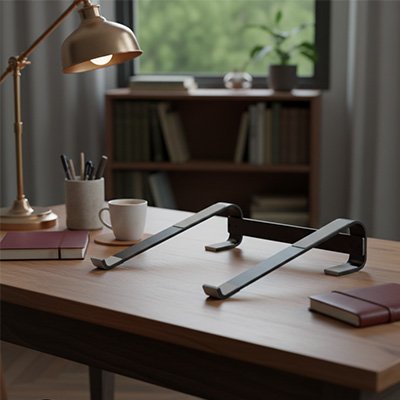 Support pour ordinateur portable noir